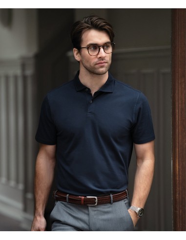 NIM-PRIN-M-Princeton - Polo à col italien stretch luxueux
